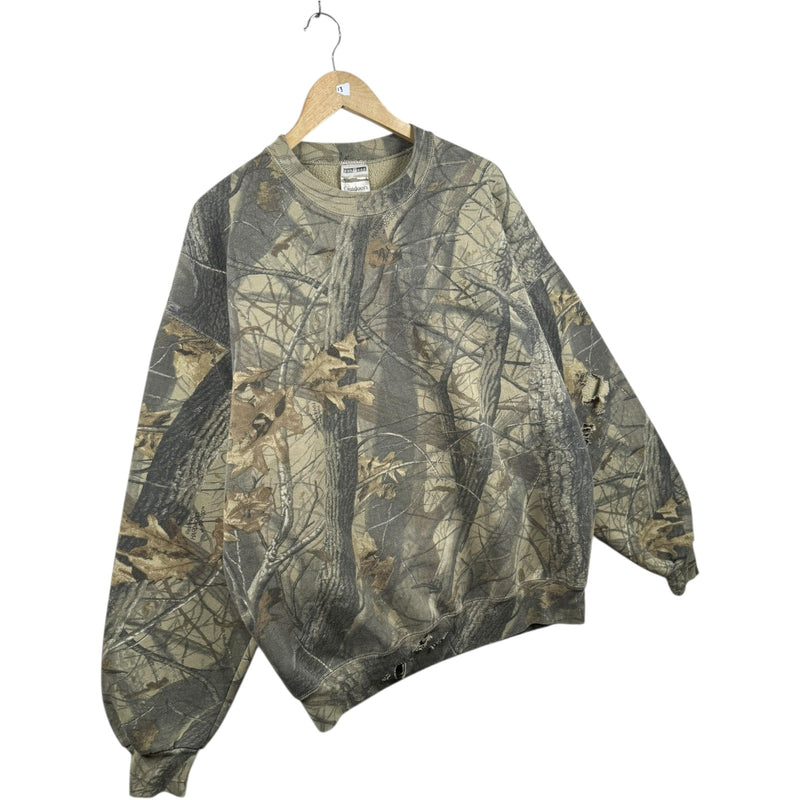 Vintage Realtree Camo Distress Crewneck