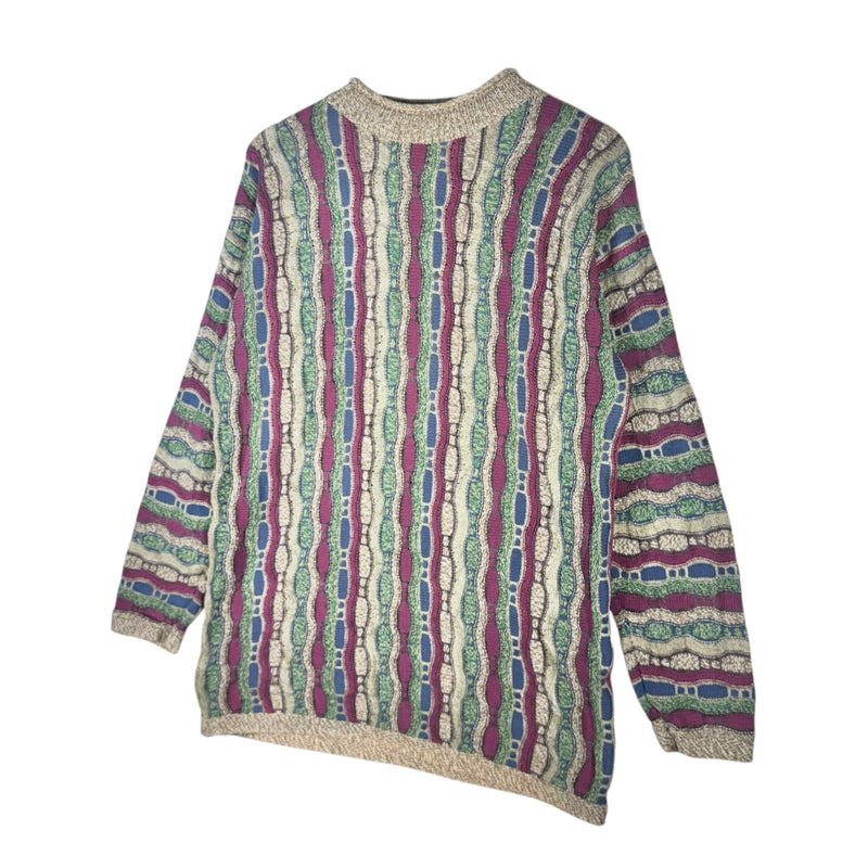 Vintage 3D Knit Sweater