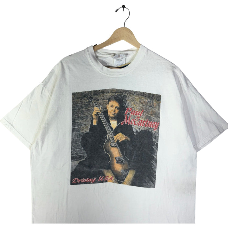 Vintage Paul McCartney Driving USA Tour Tee 2002