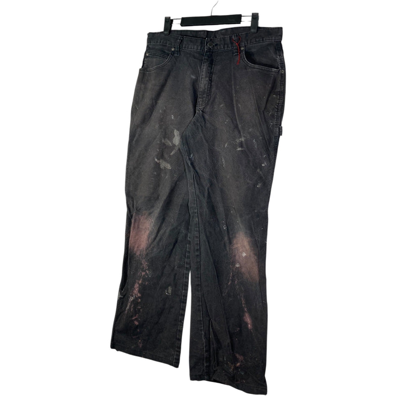 Vintage Dickies Paint Splatter Faded Carpenter Denim Jeans 32x32