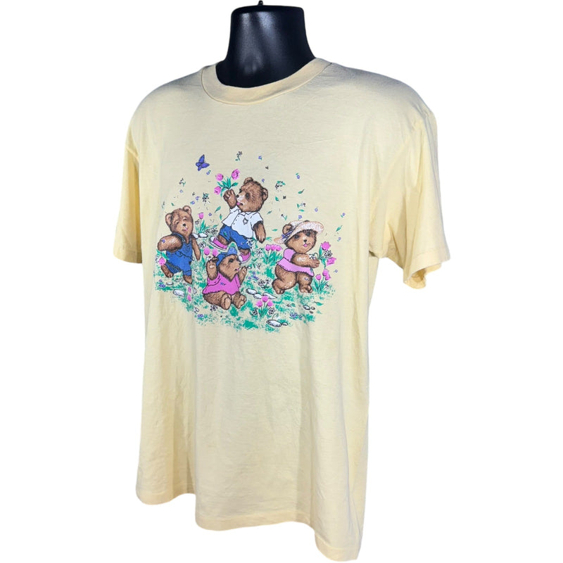 Vintage Bear Cubs and Butterfly Tee