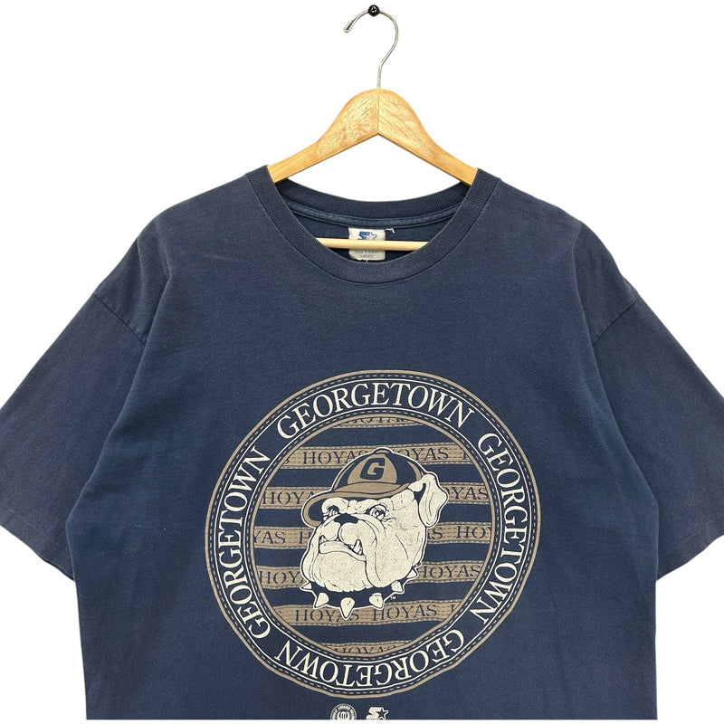 Vintage Starter Georgetown University Hoyas School Mascot Tee