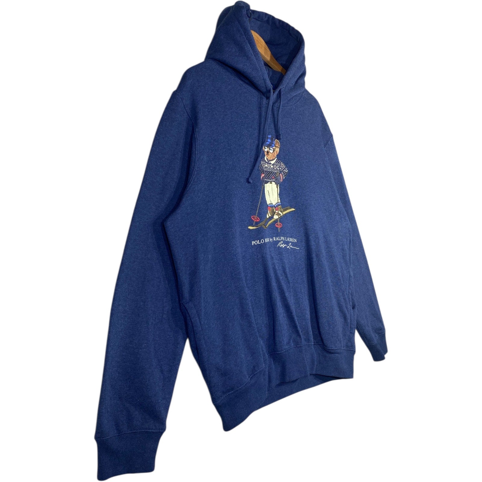 Vintage Polo Ralph Lauren Ski Polo Bear Graphic Hoodie