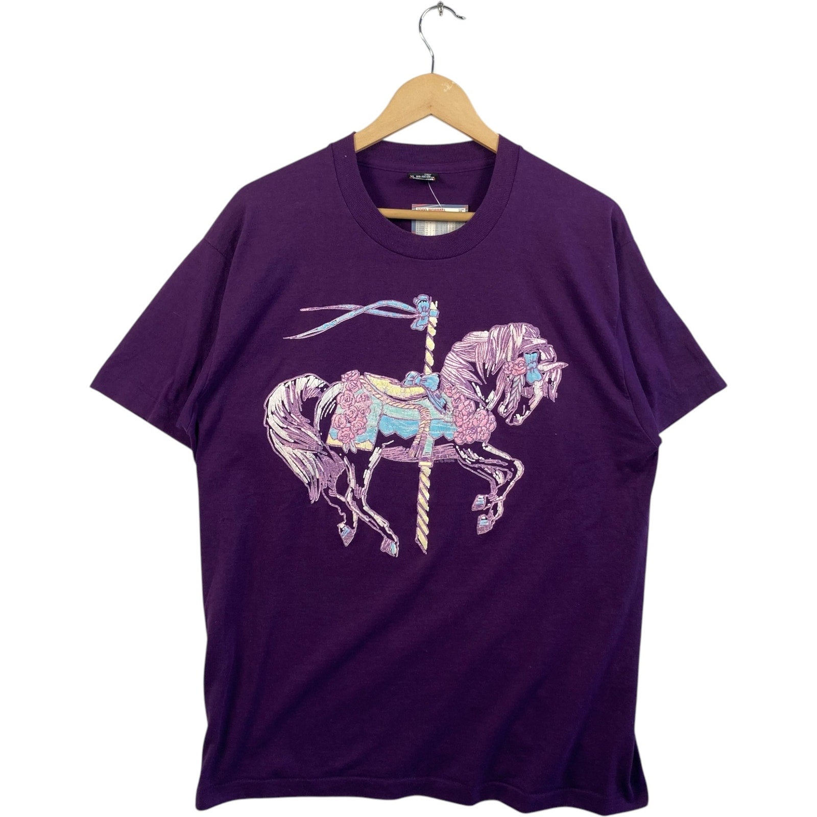 Vintage Carousel Horse Silhouette Tee
