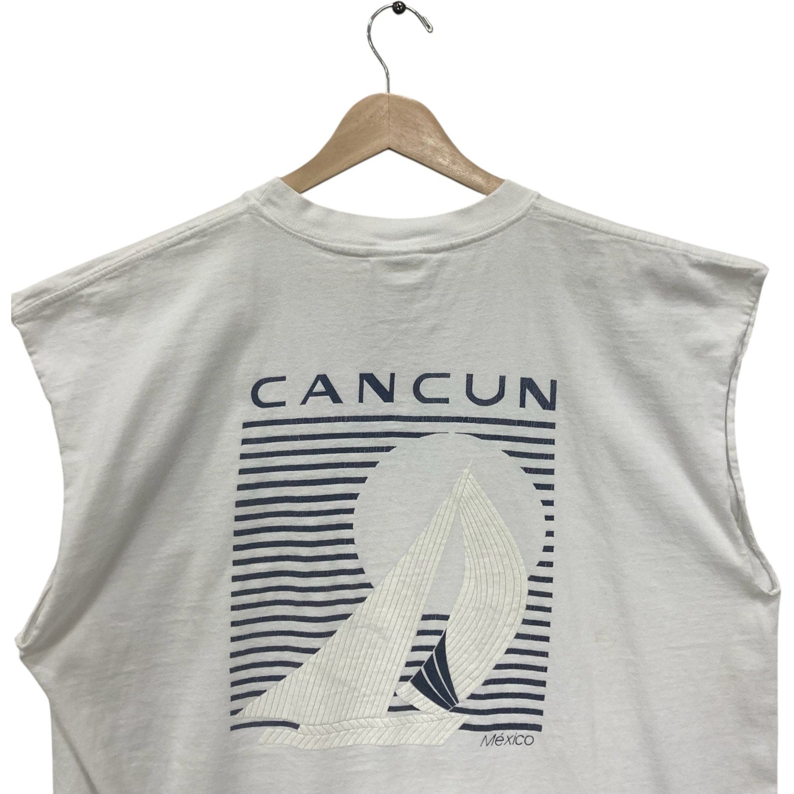 Vintage Cancun Souvenir Cut Off Tee