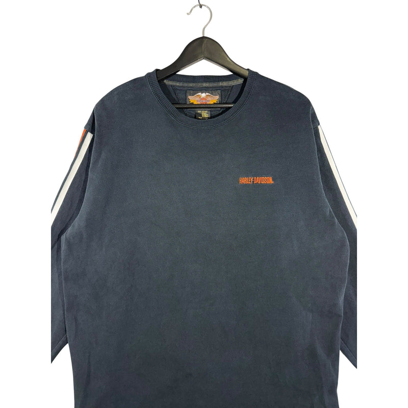 Vintage Harley Davidson Motorcycle Biker Long Sleeve Sweatshirt