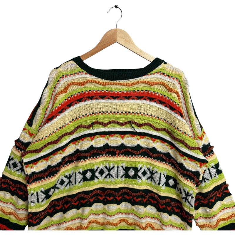 Vintage Saw It First 3D Knit Sweater