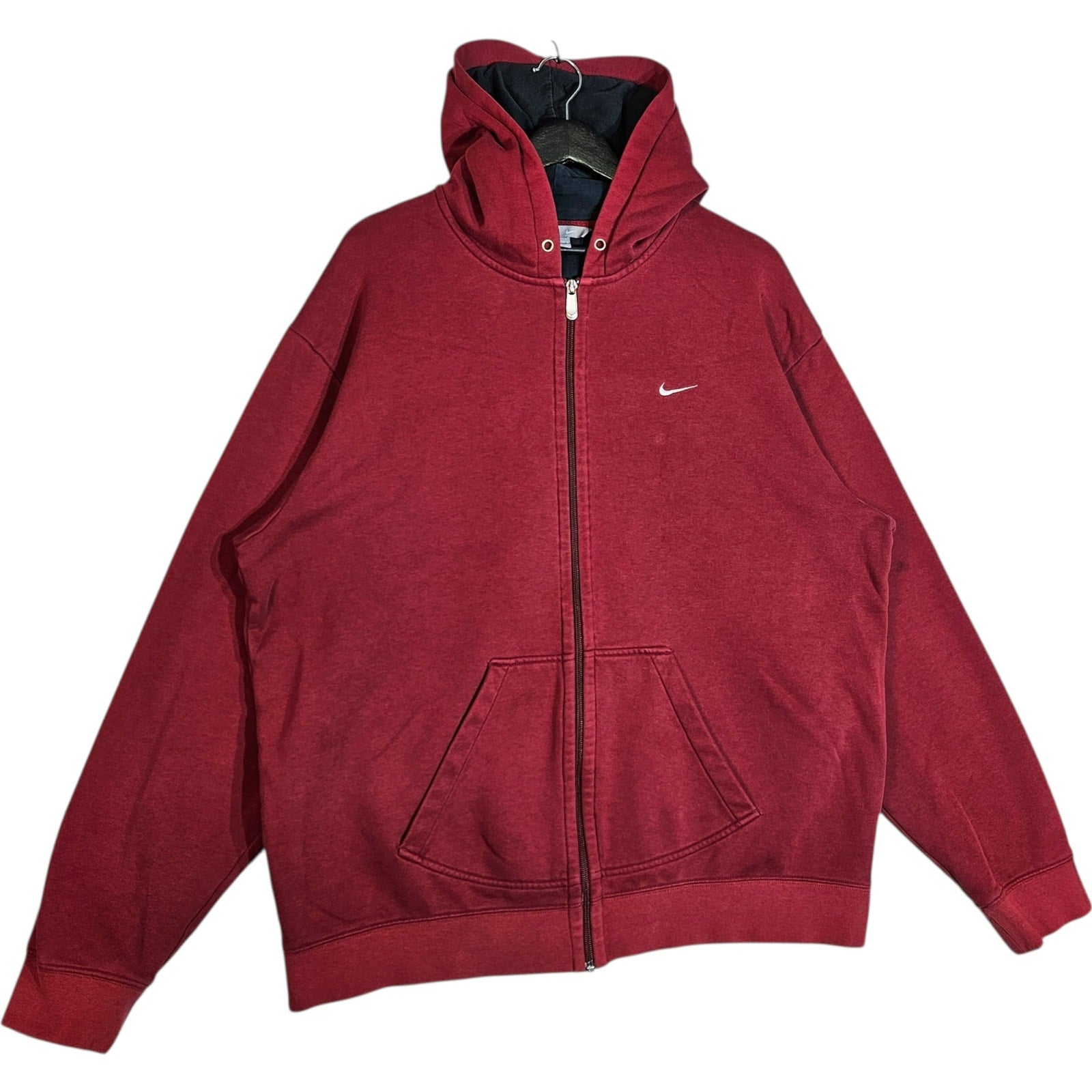 Vintage Nike Mini Swoosh Full Zip Hoodie
