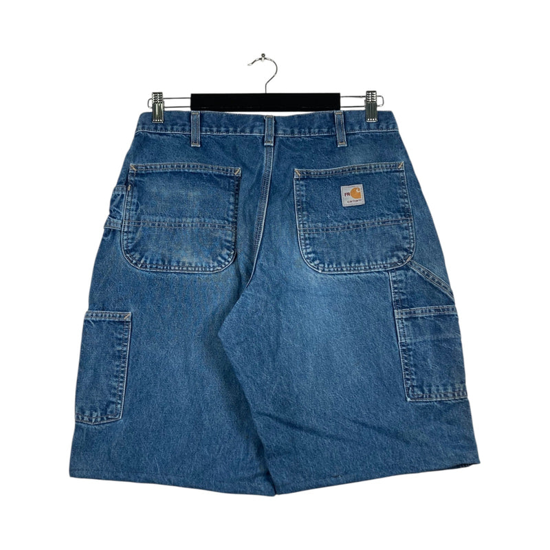 Vintage Carhartt Denim Carpenter Shorts 34