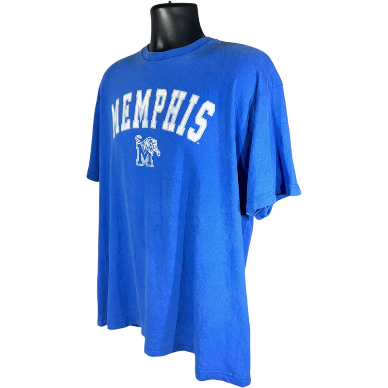 Vintage University Of Memphis Spellout Tee