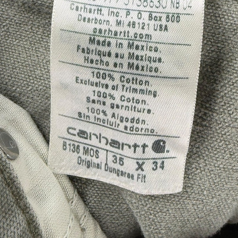 Vintage Carhartt Carpenter Work Pants 35x34