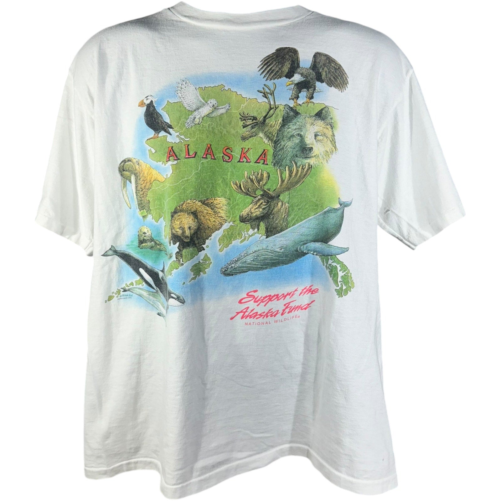 Vintage Support The Alaska Fund Nature Tee