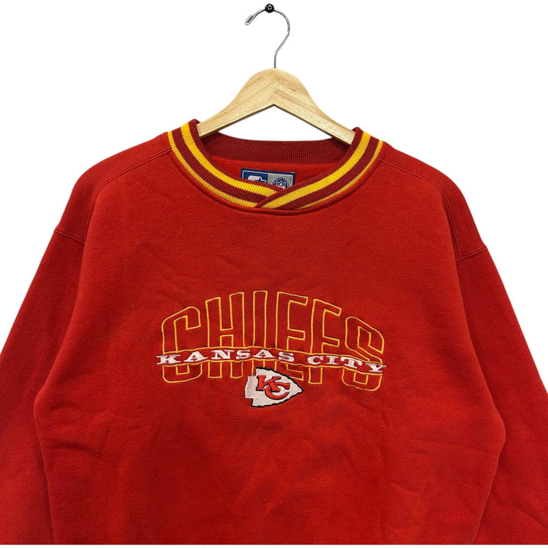 Vintage Starter Kansas City Chiefs Spellout Pullover NFL Crewneck