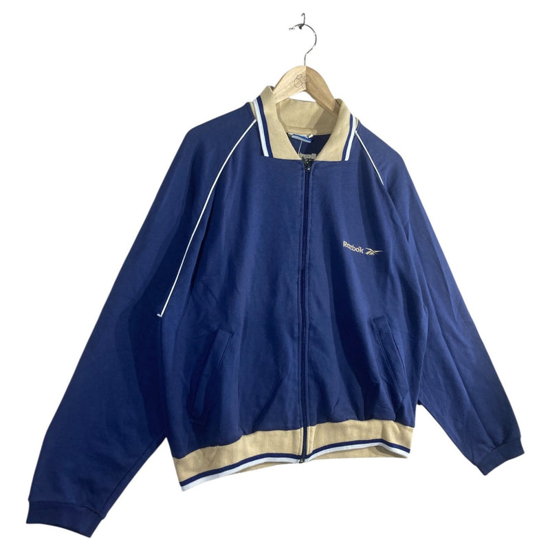 Vintage Reebok Collared Full Zip Bomber Jacket