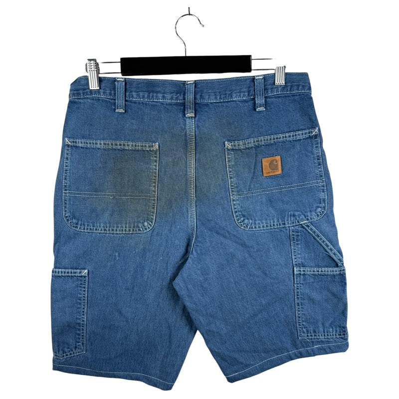 Vintage Carhartt Cargo Denim Shorts 33