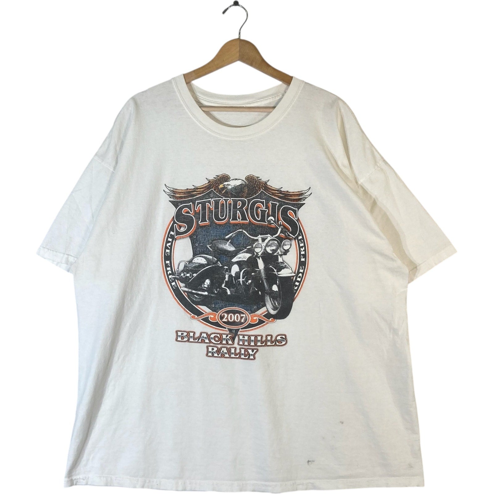 Vintage Sturgis Black Hills Rally Biker Tee 2007