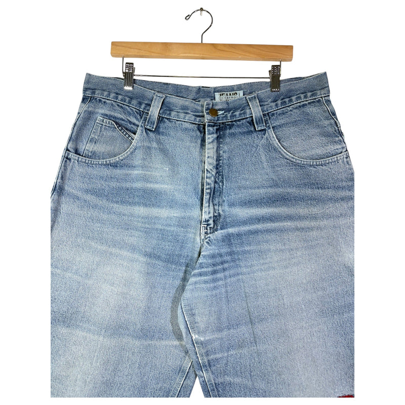 Vintage Iceberg Straight Leg Bermuda Jean Denim Shorts