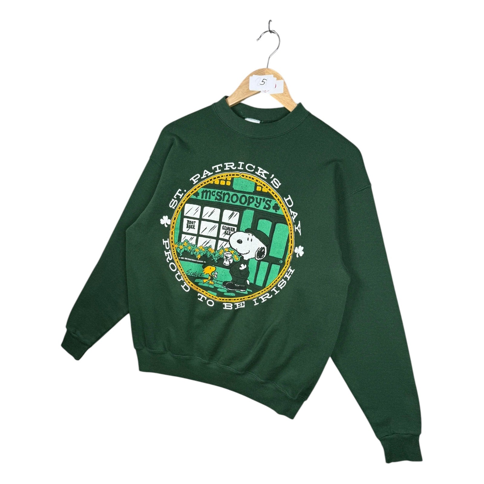 Vintage Snoopy St. Patrick’s Day Crewneck