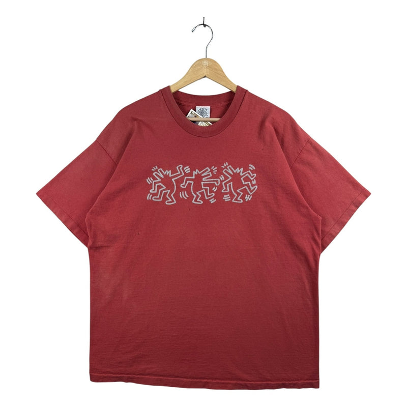 Vintage Pop Shop Dancing Figures Graphic T-Shirt