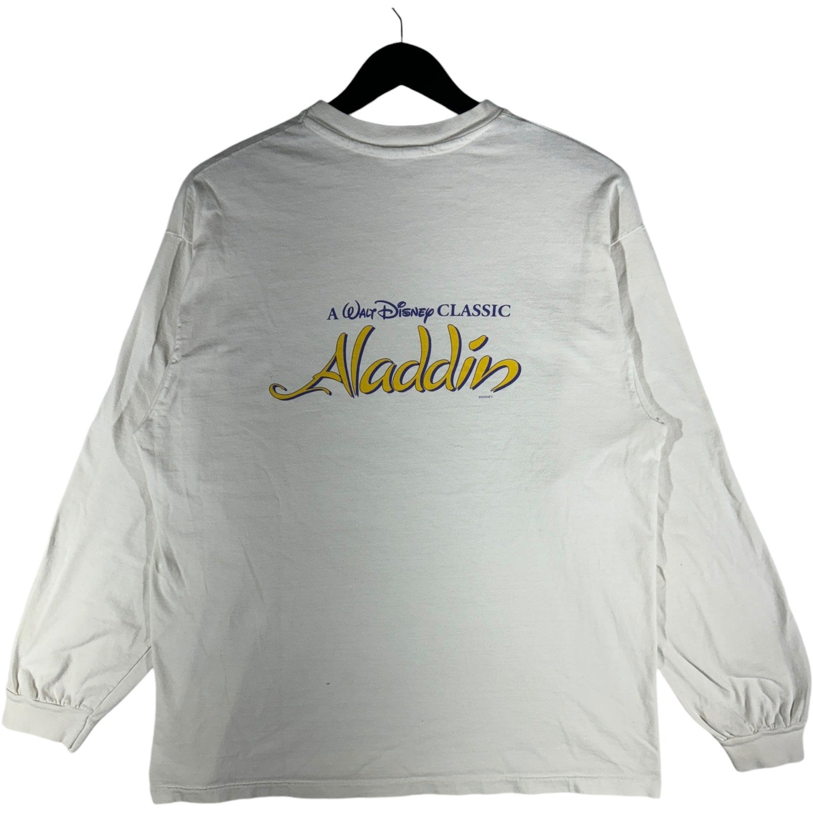 Vintage Disney Aladdin Movie Promo Spellout Long Sleeve