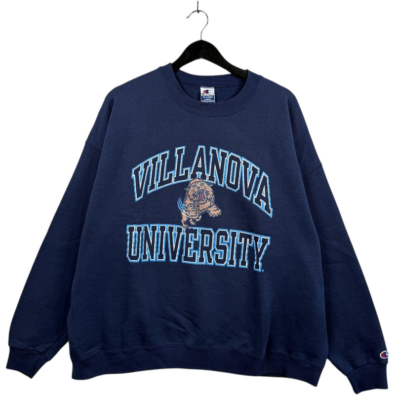 Vintage Villanova University Chest Spellout Crewneck