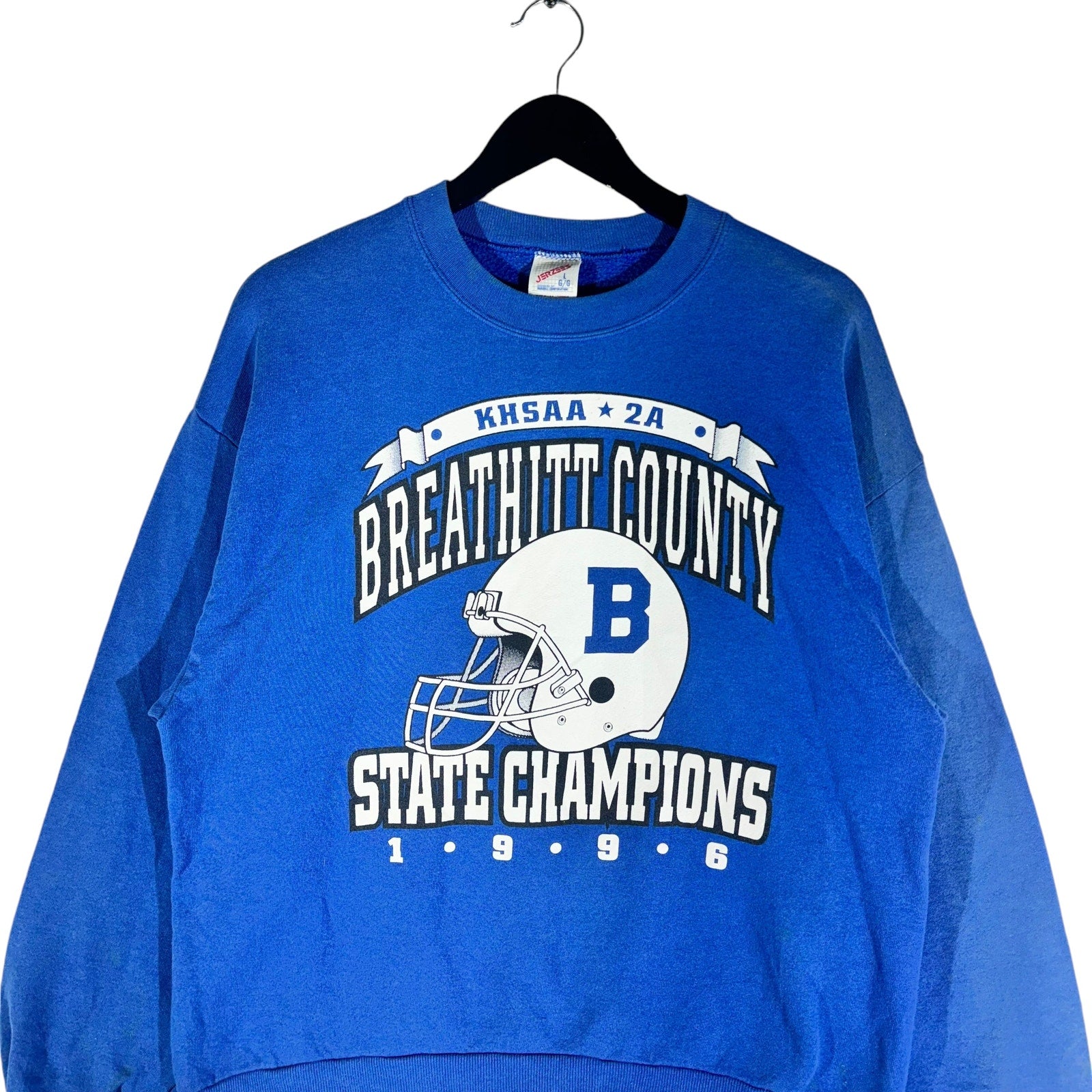 Vintage Breathitt County State Champions Football Crewneck