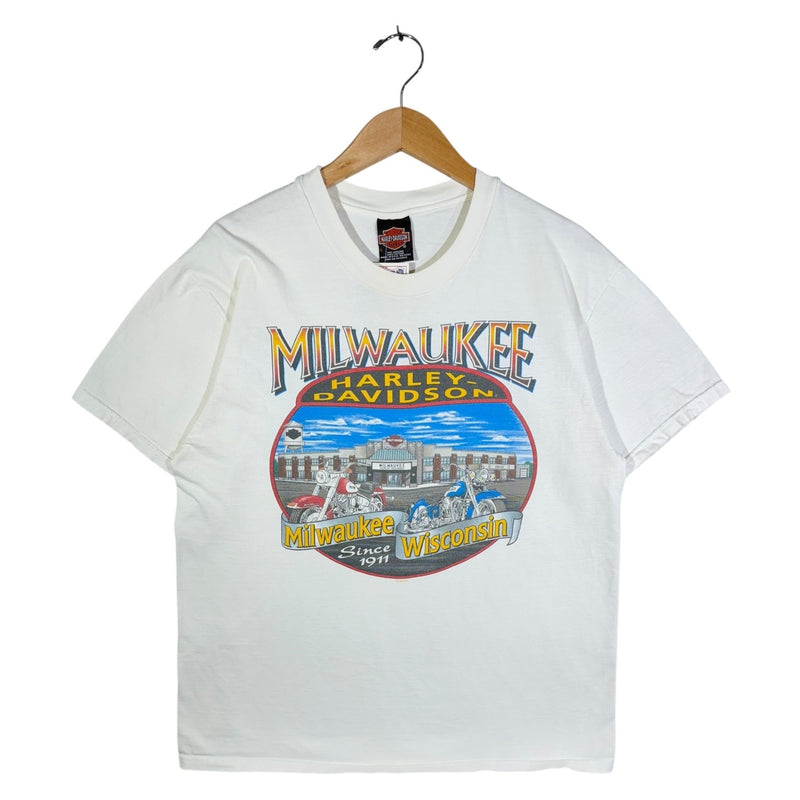 Vintage Harley Davidson Milwaukee Wisconsin Dealer T-Shirt