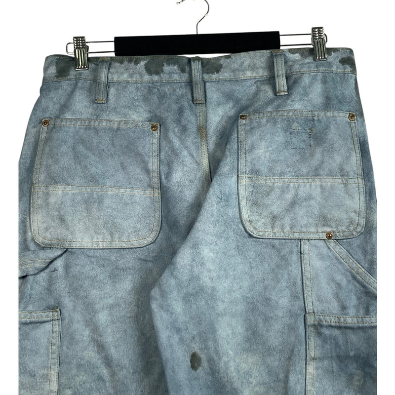 Vintage Carhartt Raw Hem Relaxed Carpenter Cargo Shorts 34