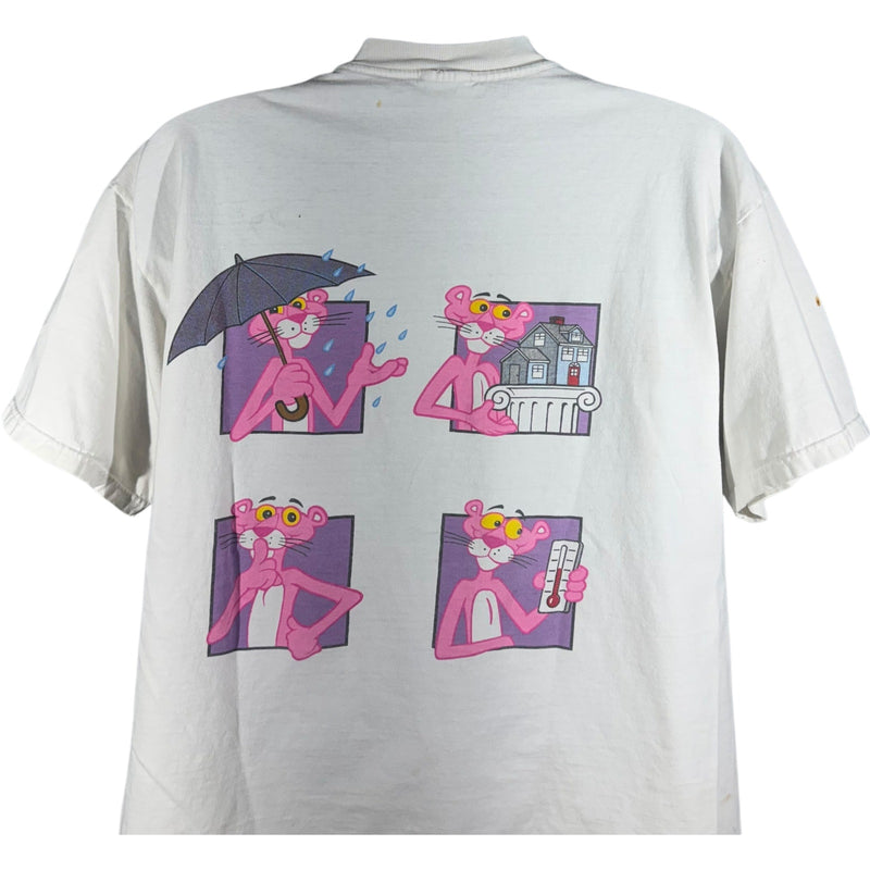 Vintage Pink Panther Cartoon Pocket Tee