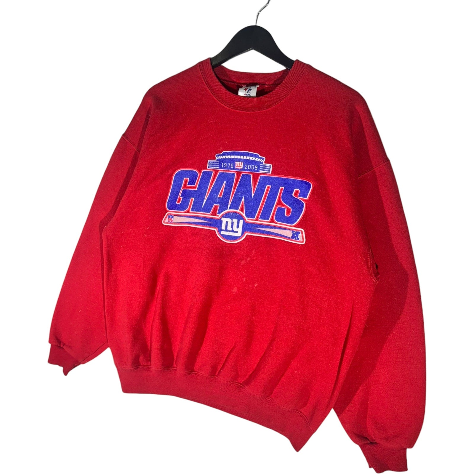 Vintage New York Giants NFL Spellout Crewneck Y2K