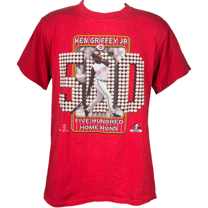 Vintage Majestic Cincinnati Reds Ken Griffey Jr 500 Home Runs Tee