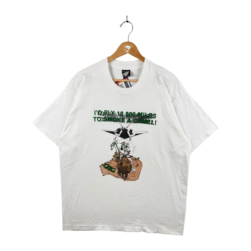 Vintage Camel Cigarettes Parody I’d Fly 10,000 Miles to Smoke a Camel T-Shirt