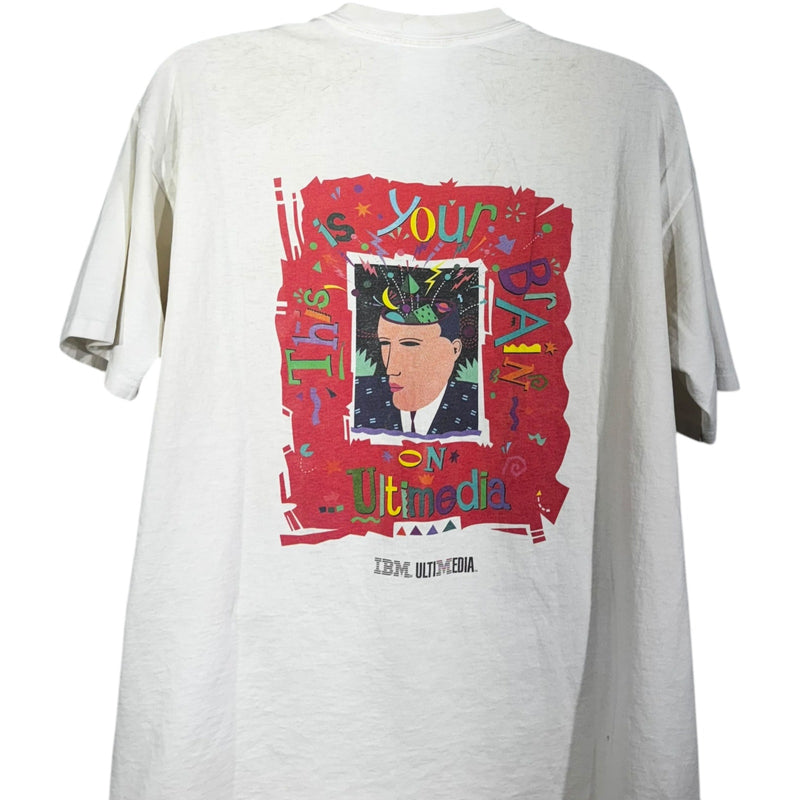 Vintage IBM "This Is Your Brain" Art Tee