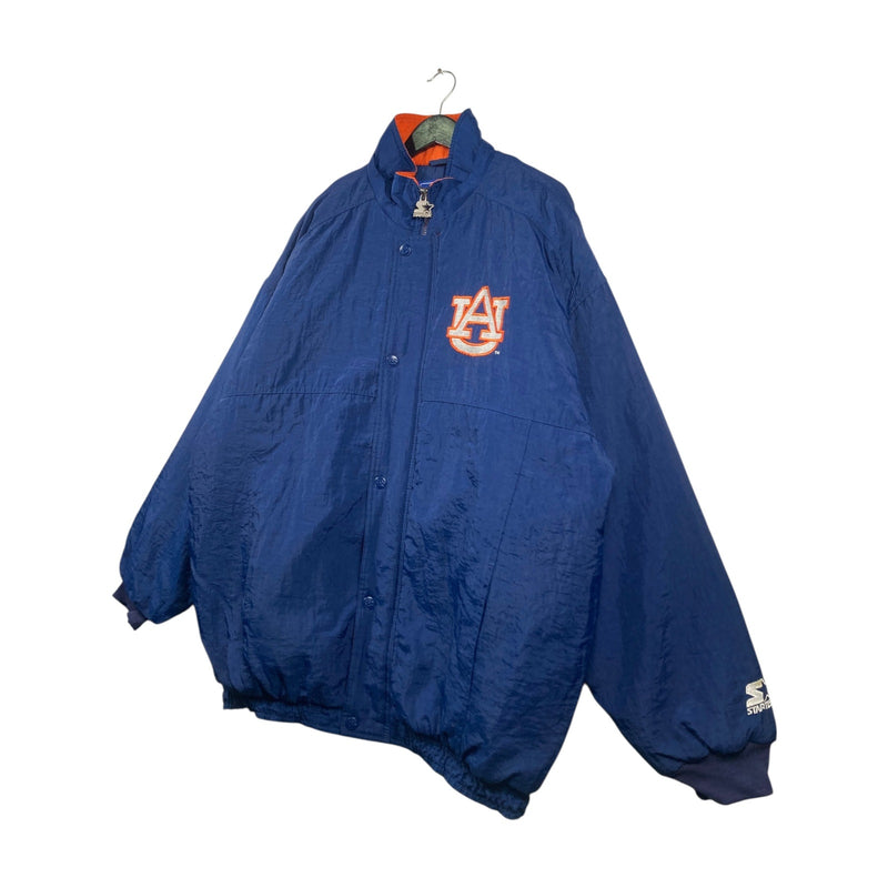 Vintage Starter Auburn Tigers NCAA Snap Button Jacket