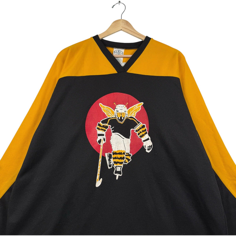 Vintage Bee Skater Logo Gavagan #13 Hockey Jersey