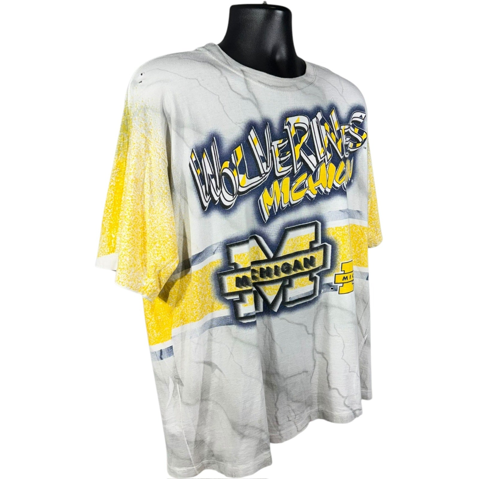 Vintage University of Michigan Wolverines AOP Tee 90s