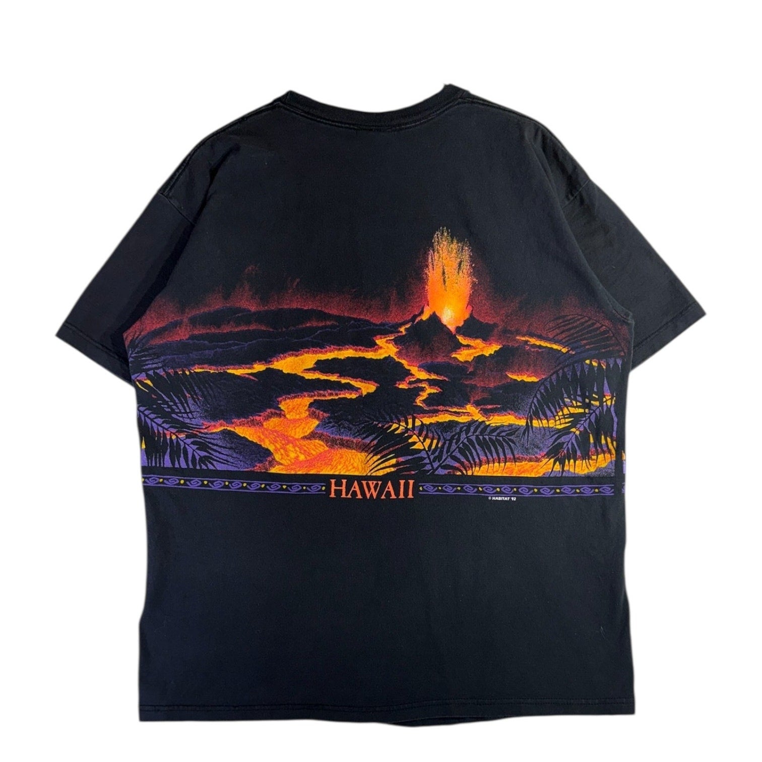 Vintage Hawaii Volcano Lava Graphic T-Shirt