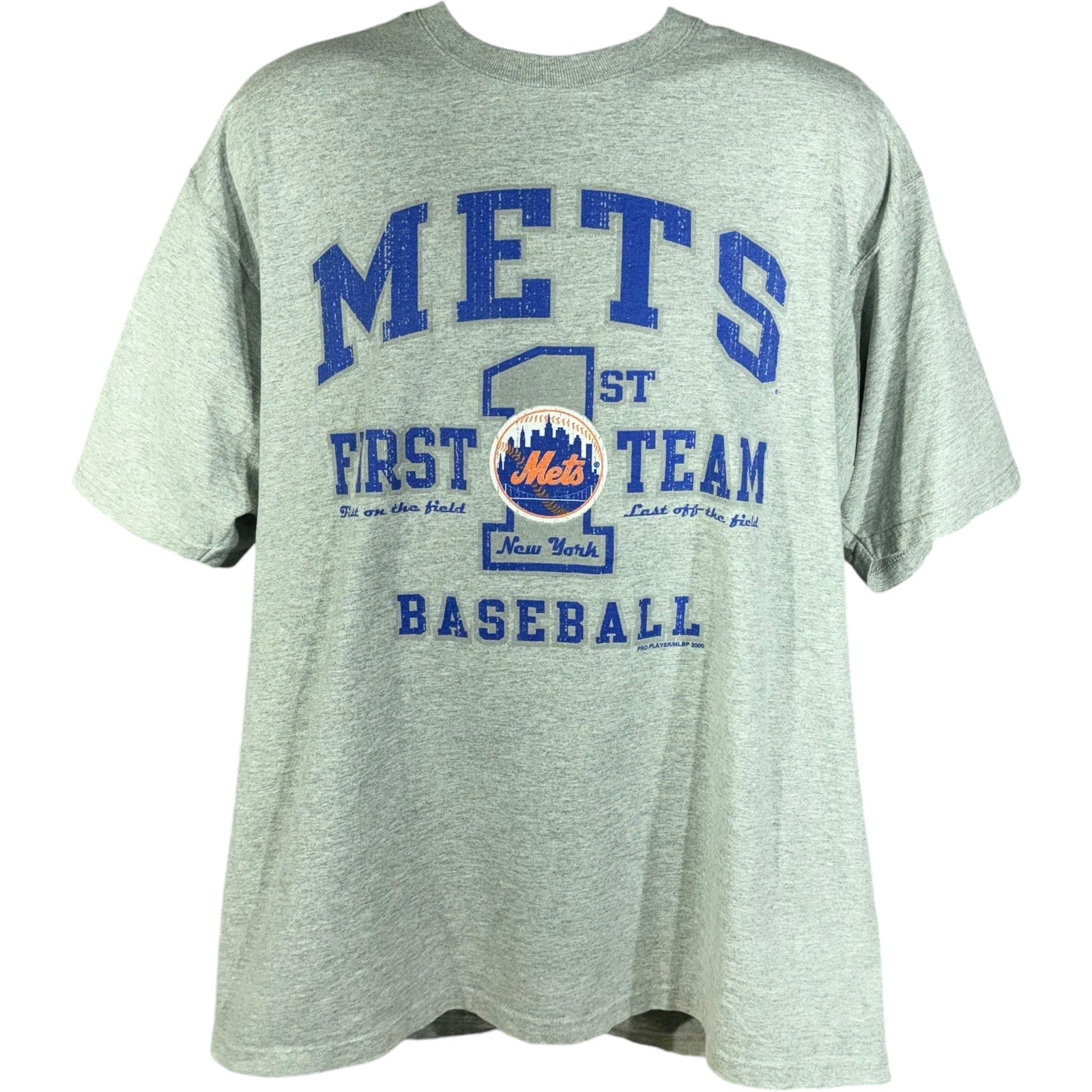 Vintage Pro Player New York Mets " First On The Field" Tee