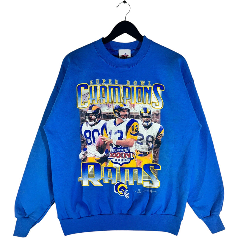 Vintage St. Louis Rams Superbowl 34 Champions Crewneck 90s