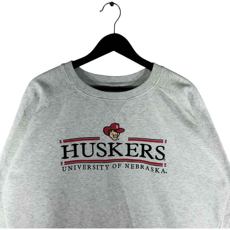 Vintage University Of Nebraska Huskers Spellout Crewneck