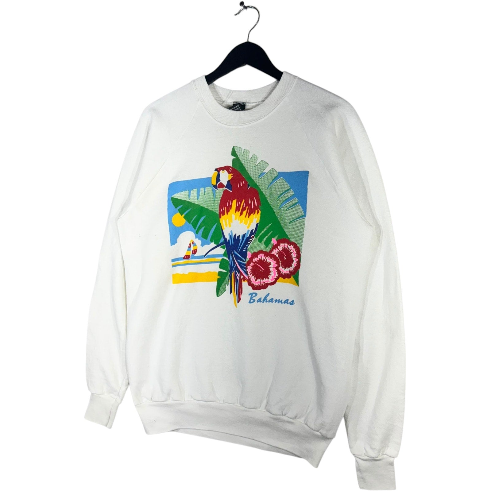 Vintage Bahamas Parrot Souvenir Crewneck