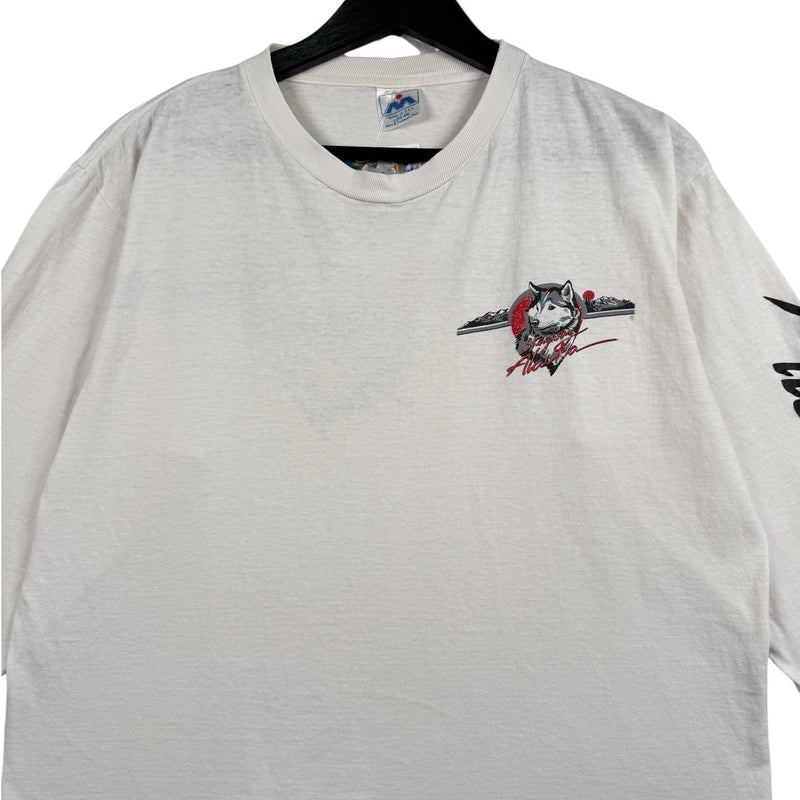 Vintage Alaska Husky Dog Graphic Long Sleeve