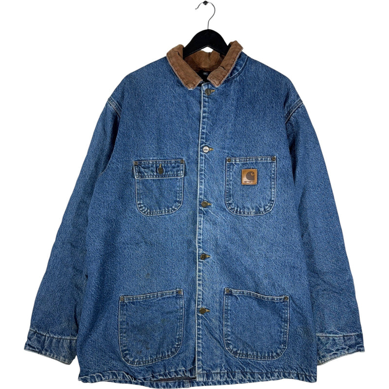 Vintage Carhartt Denim Workwear Jacket