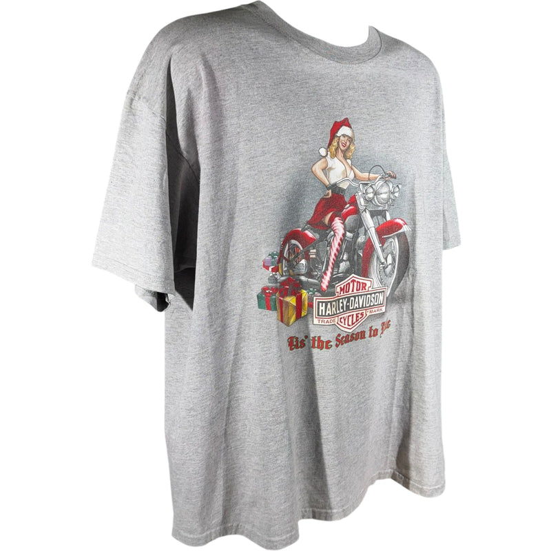 Vintage Harley Davidson Tis The Season to Ride Christmas Tee