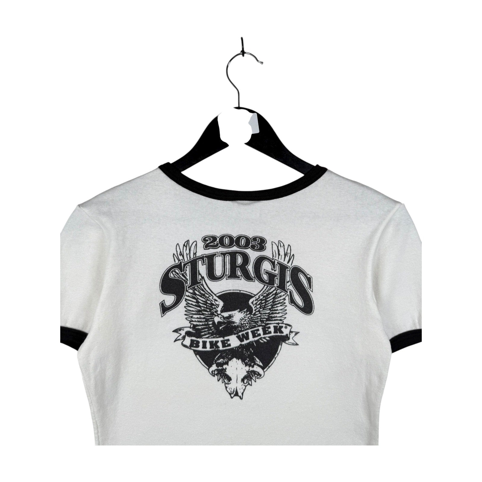 Vintage Sturgis Bike Week 2003 Ringer Women's T-Shirt