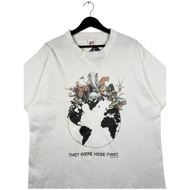 Vintage Anvil Human-i-Tees Animals T-Shirt
