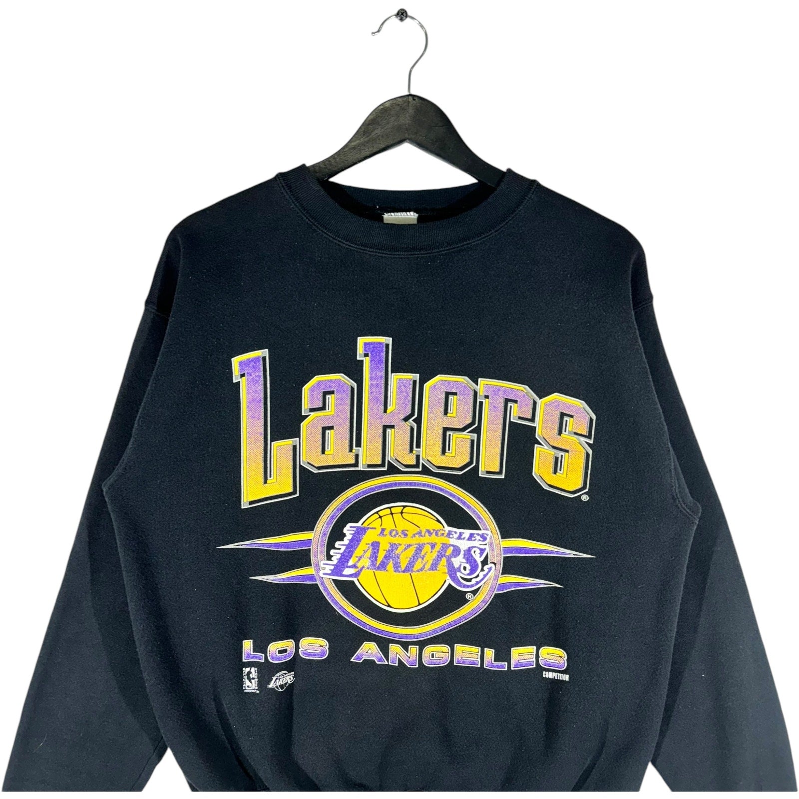 Vintage Los Angeles Lakers NBA Spellout Crewneck 90's