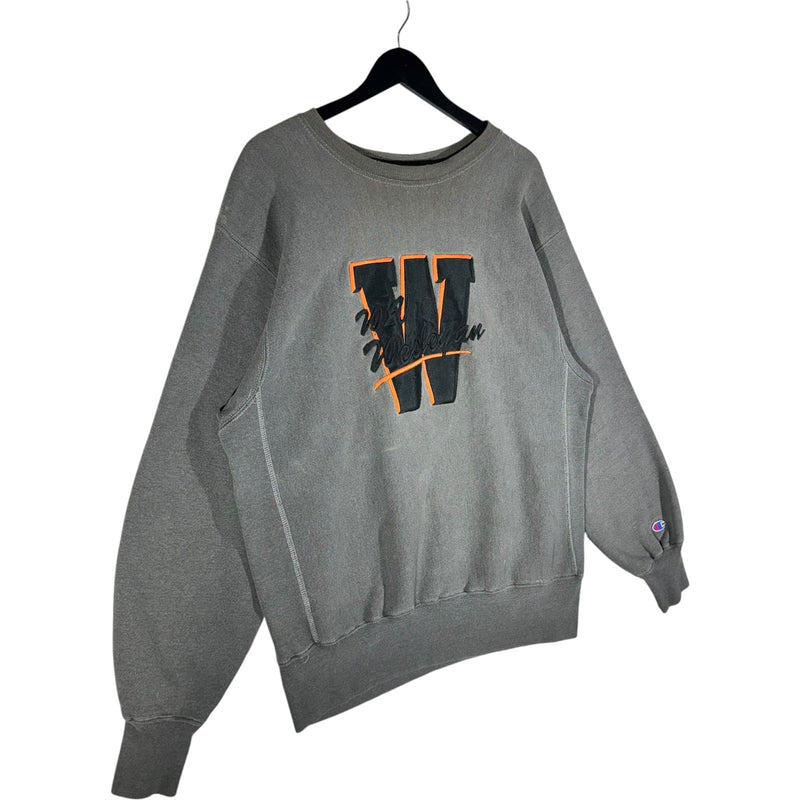 Vintage Wesleyan University Champion Reverse Weave Crewneck