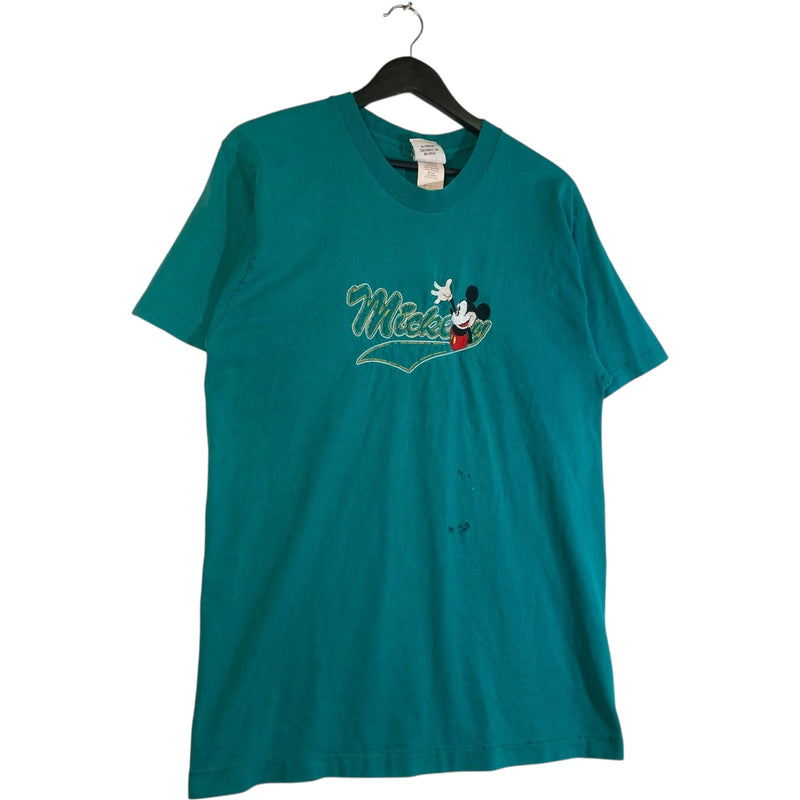 Vintage Disney Mickey Embroidered T-Shirt