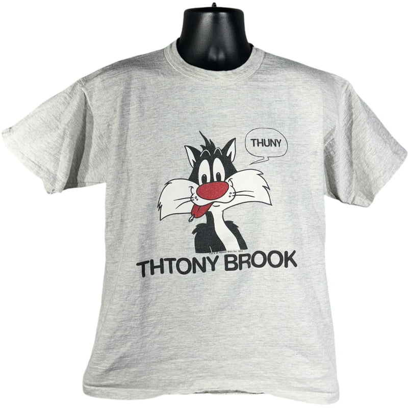 Vintage Sylvester The Cat Stony Brook University Tee 1977